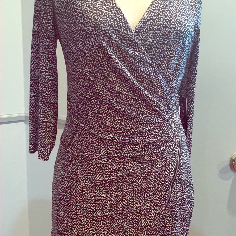 New..Faux wrap dress